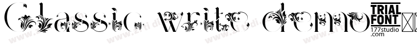 Classic write demo字体转换